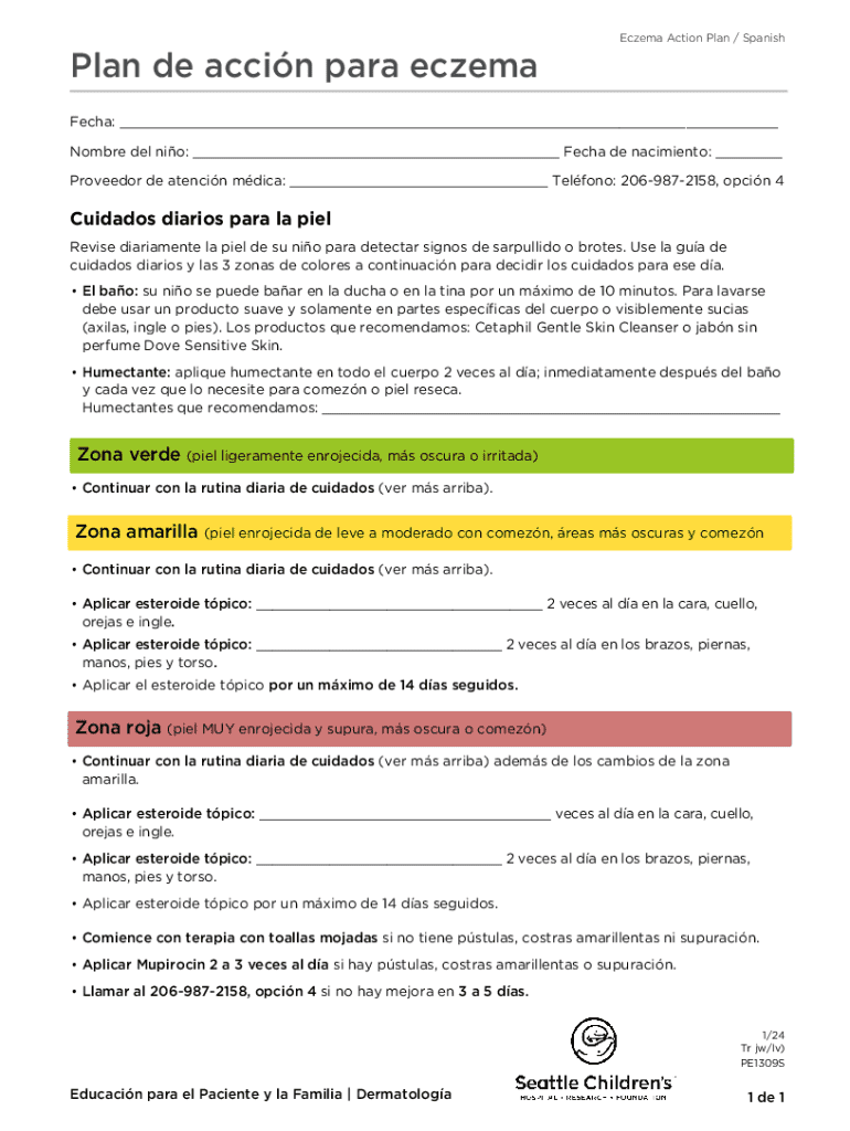 Su plan de accin contra el eccema Preview on Page 1