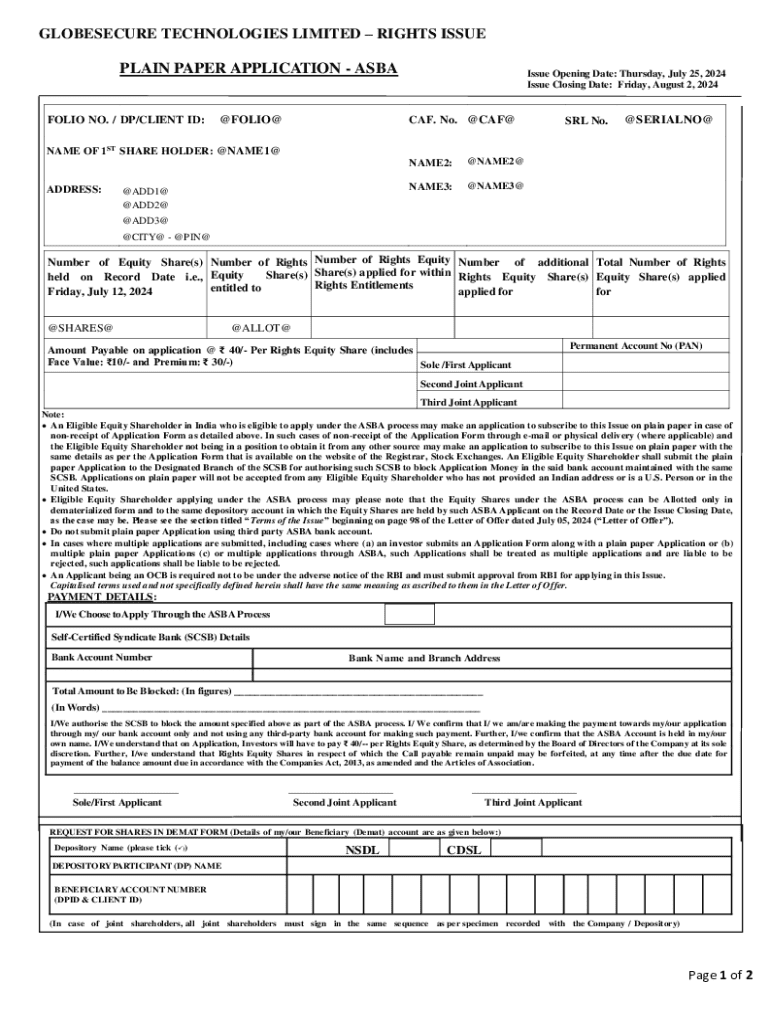 Form preview