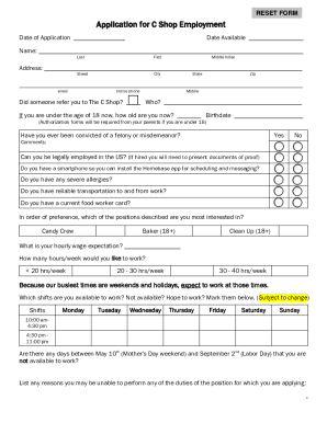 Form preview