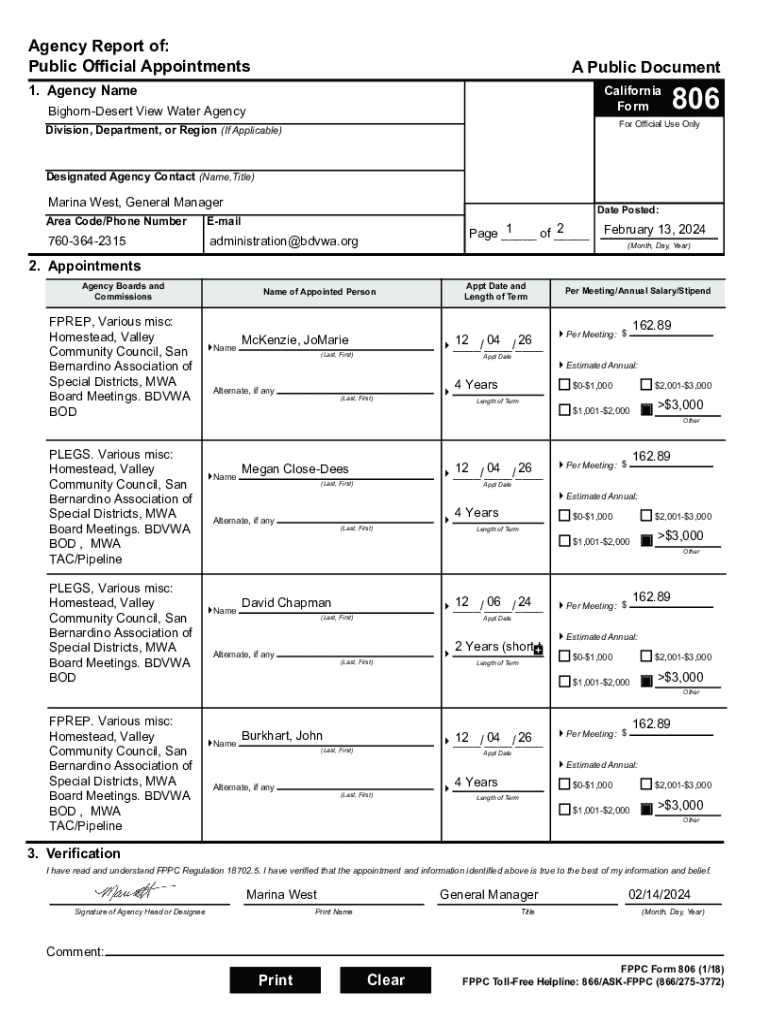 Form preview