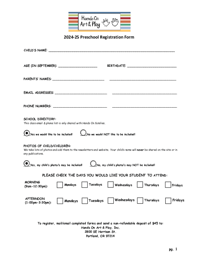 Form preview