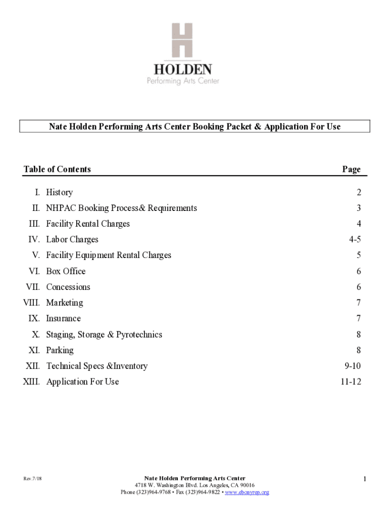 Nate Holden Performing Arts CenterLos Angeles CA Preview on Page 1
