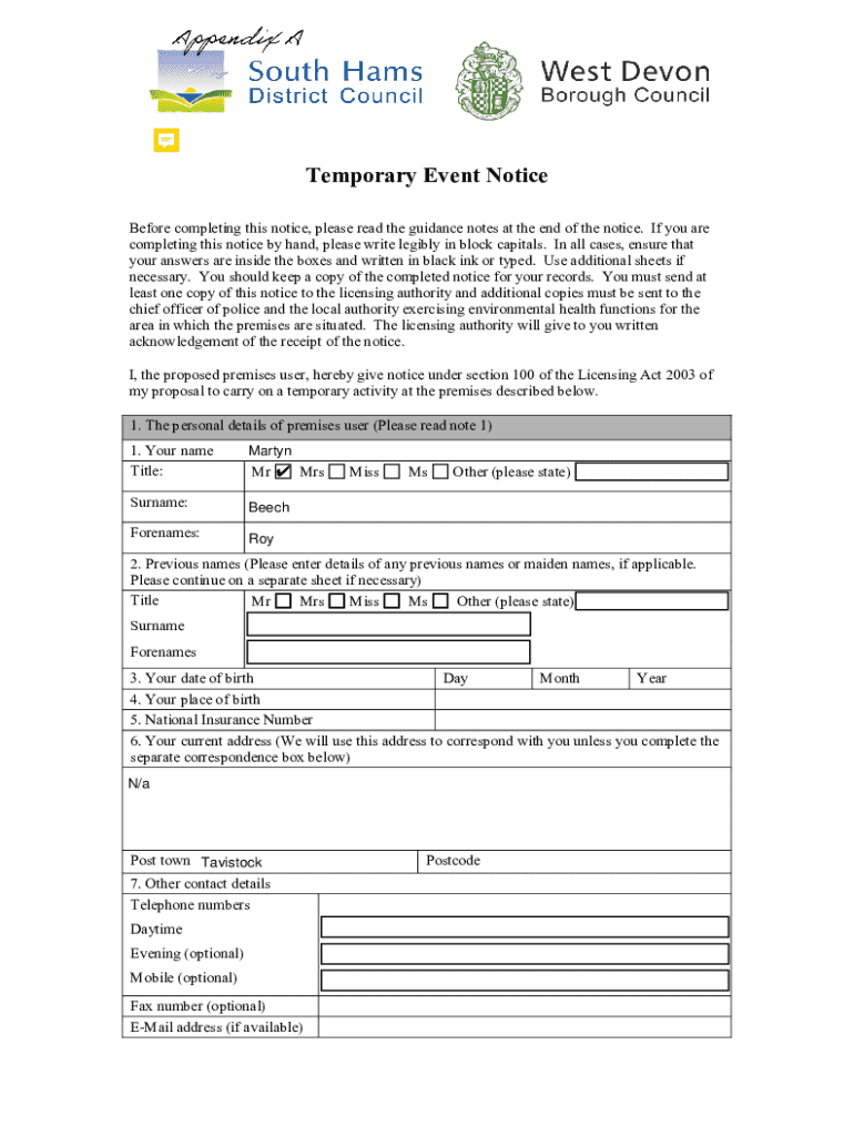 Form preview