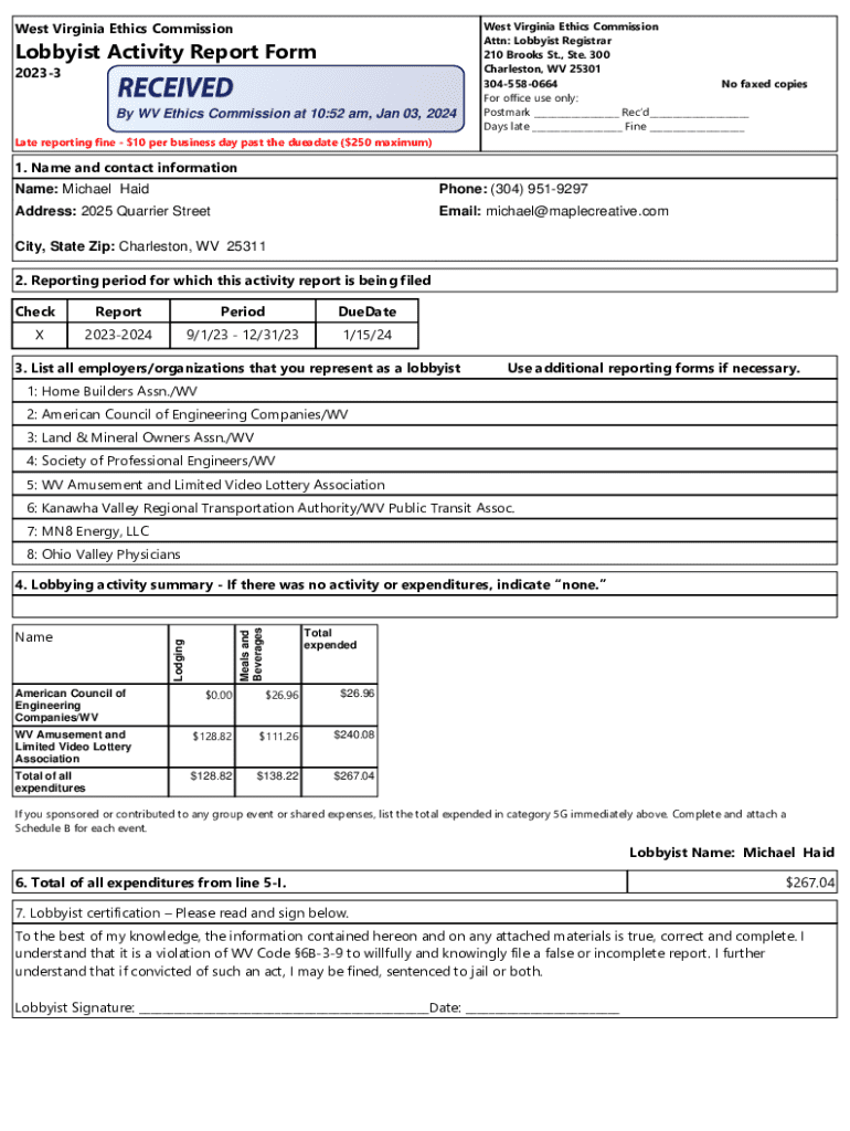 Form preview