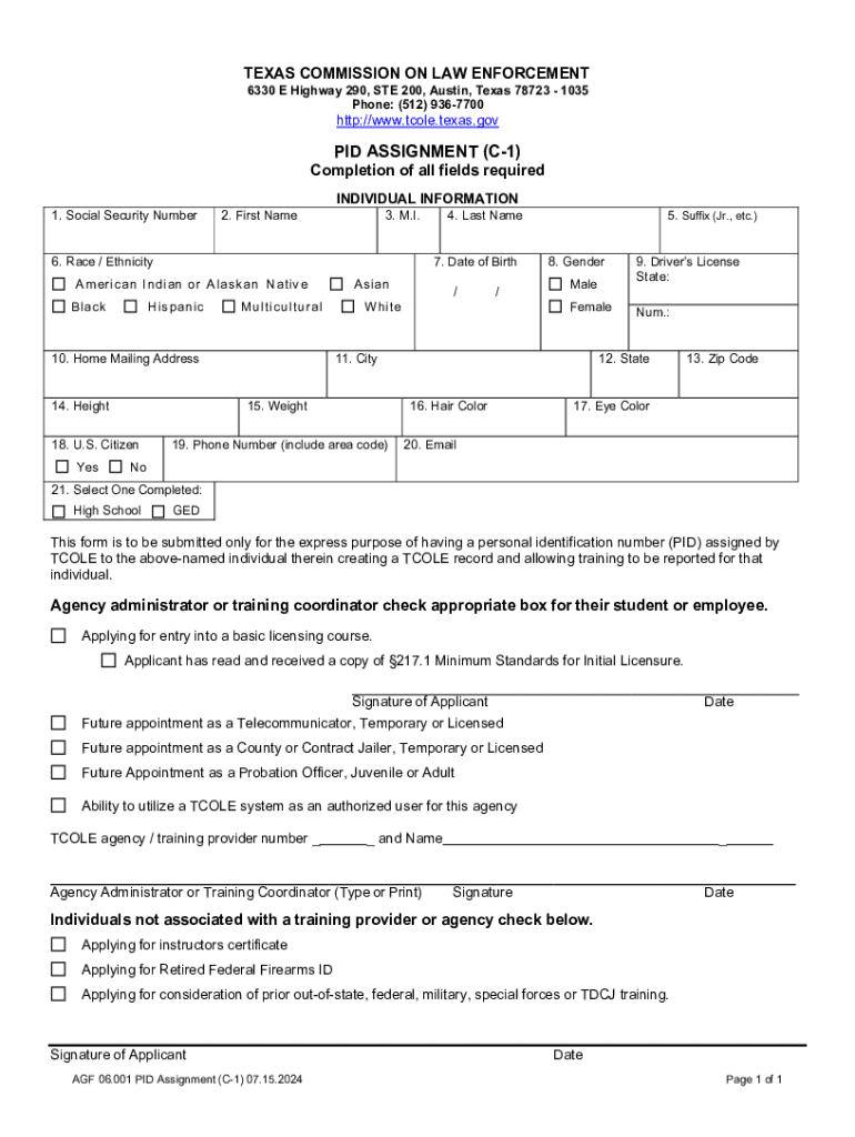 Form CenterOut-of-State TCOLE Certification Coach Preview on Page 1