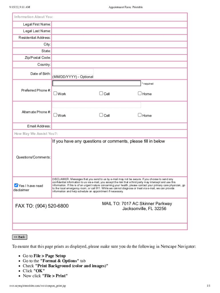 Form preview