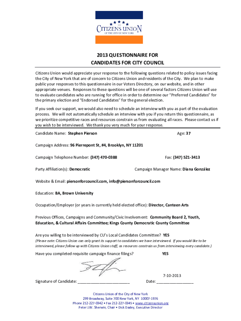 Form preview