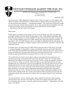 Vietnam Veterans Against the War: Search VVAW