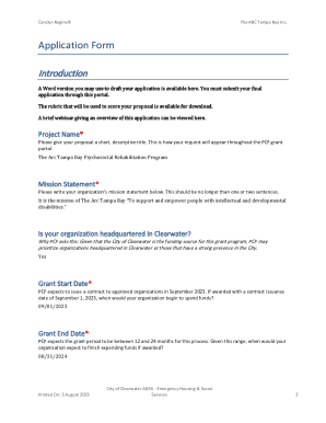 Form preview