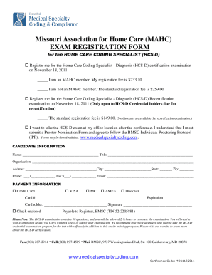 ASSOCIATION OF HOME CARE CODING &amp; COMPLIANCE