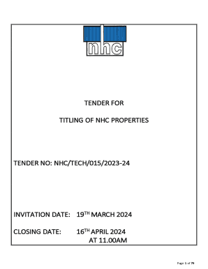 tender document for provision of medical insurance cover ...