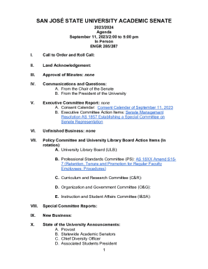 Library Policy For San Jose State University