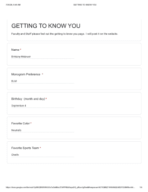 Form preview