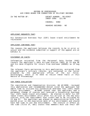 Record of Proceedings