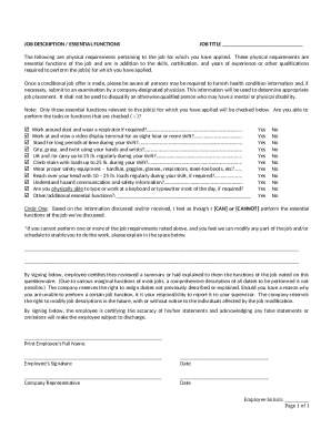 Physical job requirements: what hr needs to know