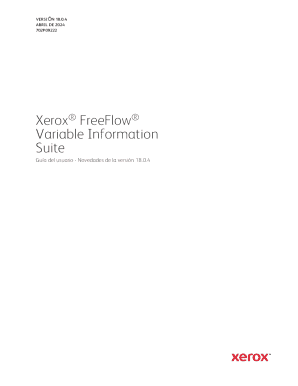 Xerox freeflow variable information suite. gua del usuario - novedades de la versin 18.0.4