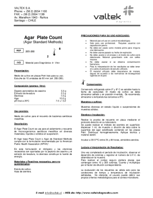Agar plate count