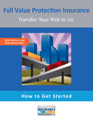 Full Value Protection Insurance Application