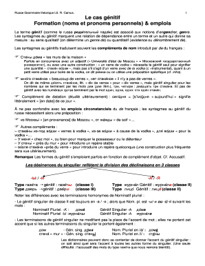 Russe Grammaire théorique