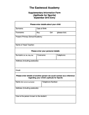 Sports SIF - The Eastwood Academy - eastwood southend sch