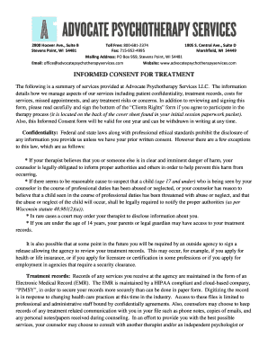 Informed Consent for Treatment
