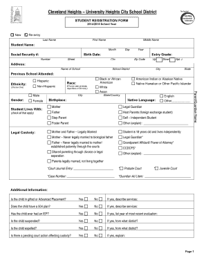 Student Registration Form