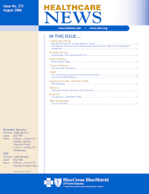 Institutional Claim Adjustment Form