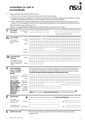 UK Income Bond Redemption Form