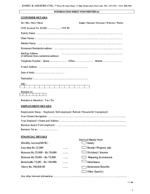 Kyc form template - INDIVIDUAL KYC FORM.doc