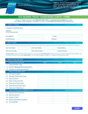 Aquaculture Production and Sales Report