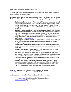 eCedent Physician Data Form