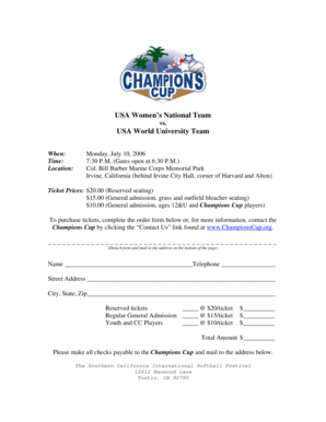 USA Women's National Team USA World University ... - So Cal ASA