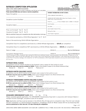 Outreach Competition Application