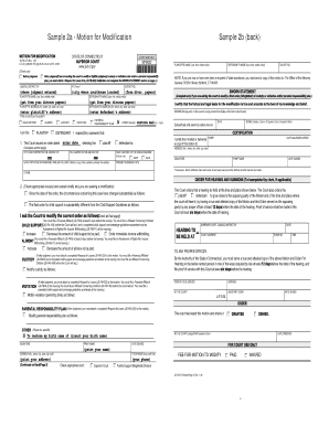 Motion for Modification