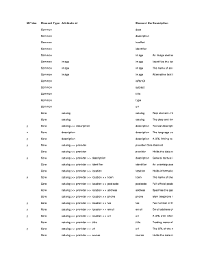 Course Catalog Template