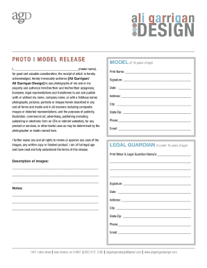 Model Release Form