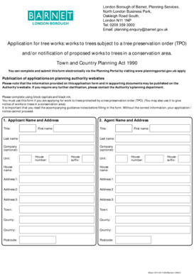 Tree Works Application Form
