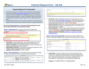 Payment Request Form