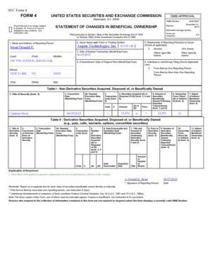 SEC Form 4 Statement of Changes in Beneficial Ownership