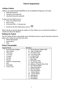 Patient Registration Form