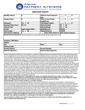 Merchant Equipment Lease Agreement