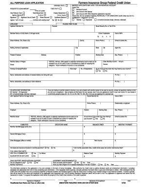 All Purpose Loan Application