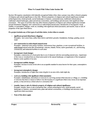 Section 106 Tribal Consultation Guide