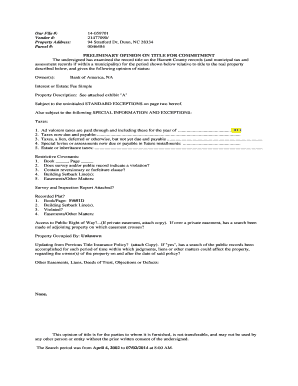 Title Insurance Application