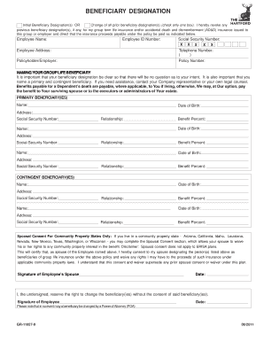 Beneficiary Designation Form