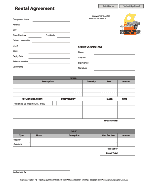 Rental Agreement