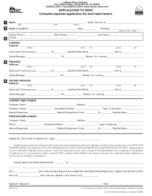California Rental Application Form