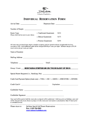 Hotel Reservation Form