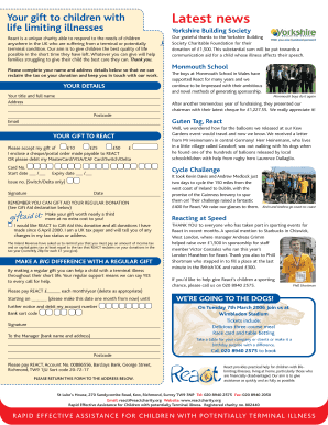 React Charity Donation Form