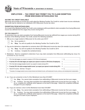 Wisconsin Form WT-4B